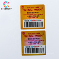 barcode label plastic label main label hologram original security scratch off QR code sticker